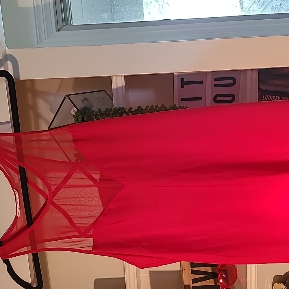 JOSIE Long Red Nightgown Size Small